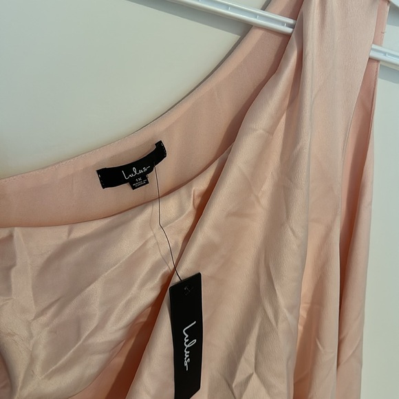Lulus pink long gown - Picture 5 of 7